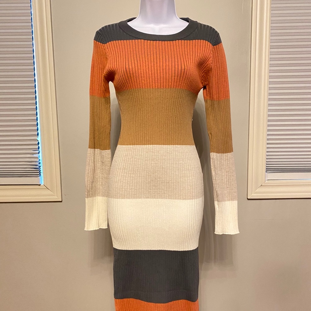 Brand new KTK color block sweater Dress.
